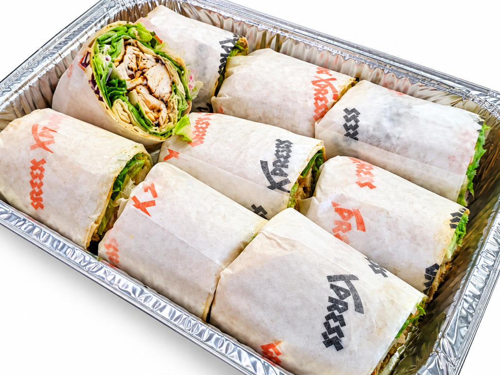 Grilled Chicken Caesar Wrap Sandwiches